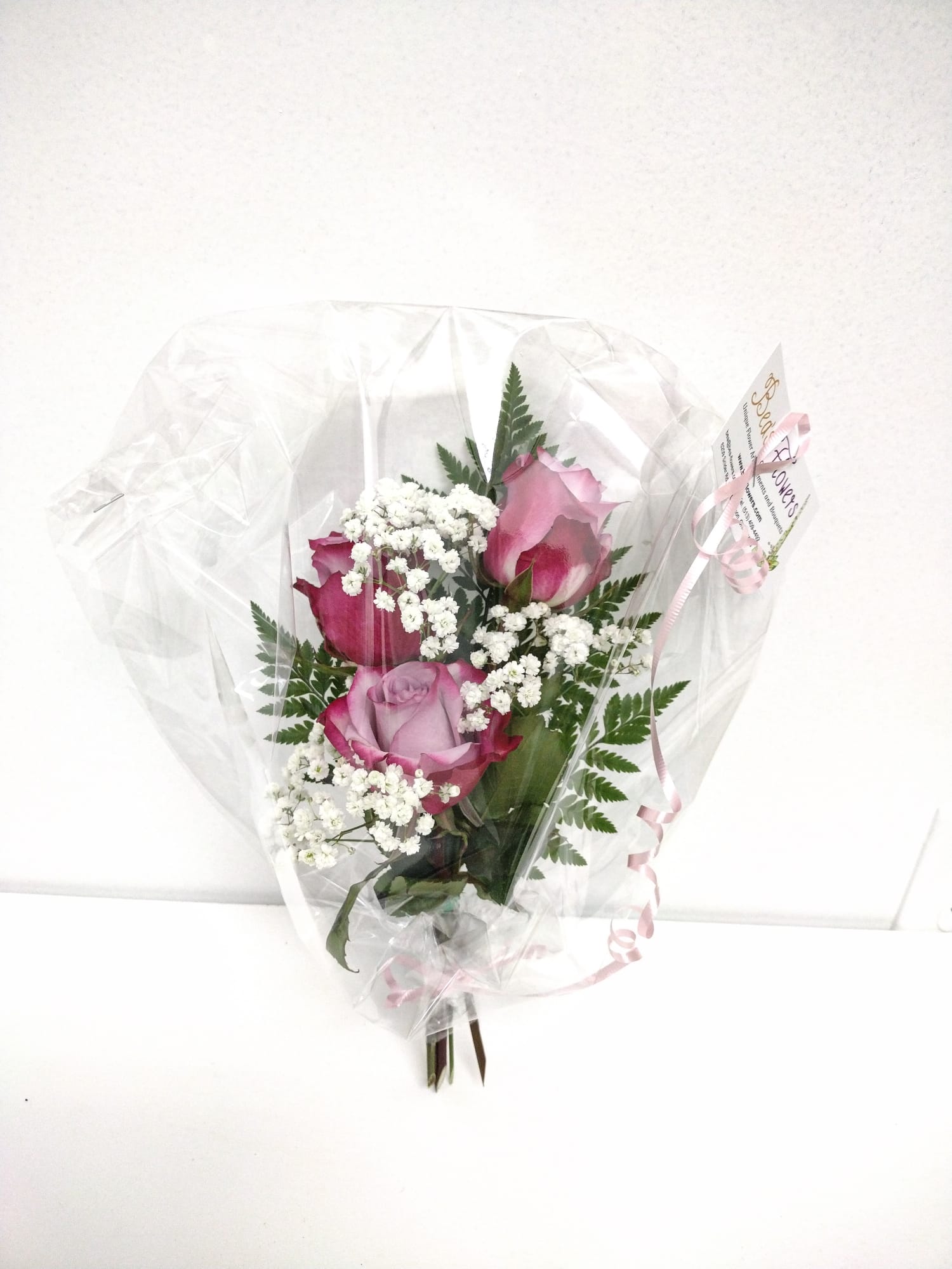 SPC 3 Garnished Roses Bea's Flowers Flower Shop